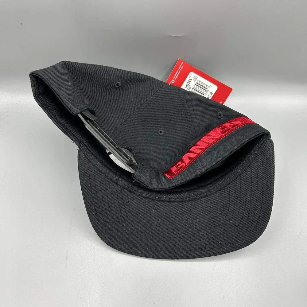 Air Jordan Banned Hat Men Black Red Embroidered Logo Jumpman Snap Back Cap New